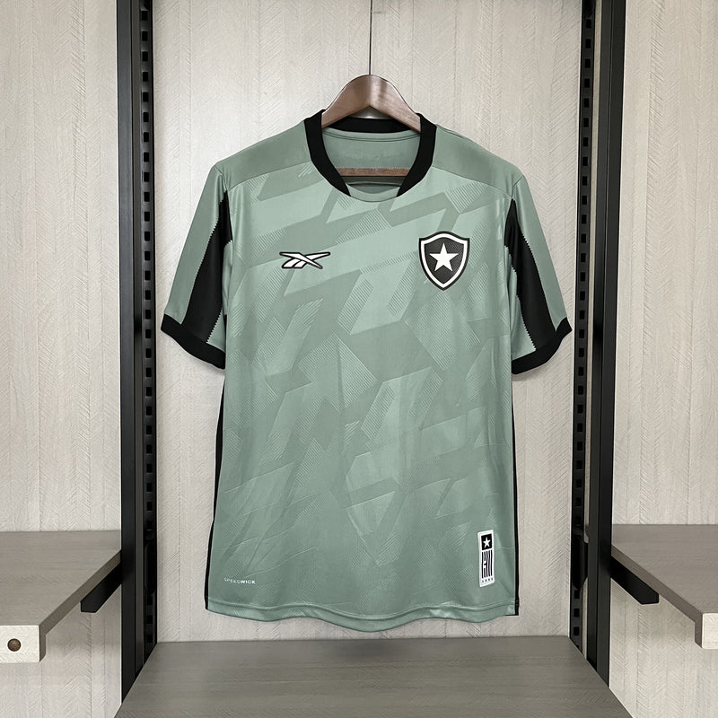 camisa-botafogo-goleiro-verde-reebok-24-25-torcedor-masculina-neymar-messi-cr7-futebol