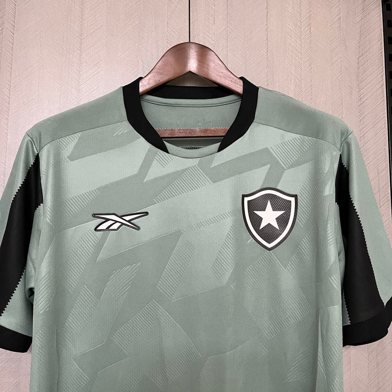 camisa-botafogo-goleiro-verde-reebok-24-25-torcedor-masculina-neymar-messi-cr7-futebol