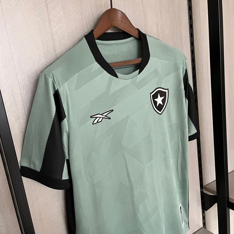 camisa-botafogo-goleiro-verde-reebok-24-25-torcedor-masculina-neymar-messi-cr7-futebol