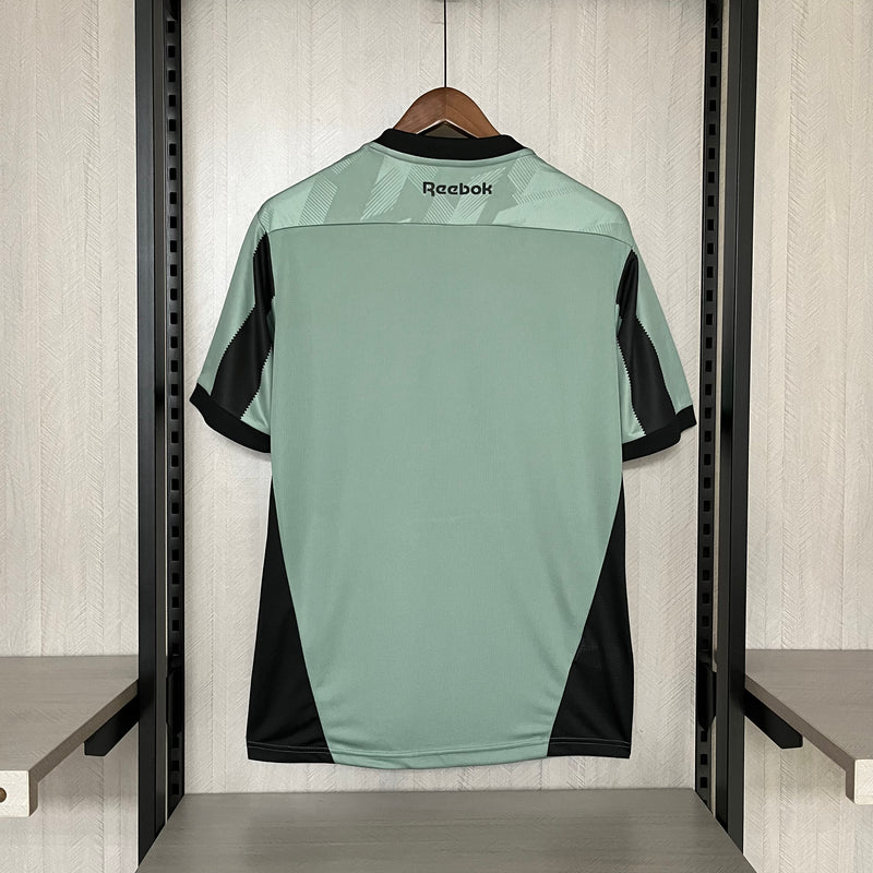 camisa-botafogo-goleiro-verde-reebok-24-25-torcedor-masculina-neymar-messi-cr7-futebol