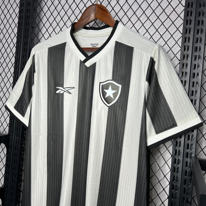 camisa-botafogo-home-i-1-listrada-reebok-24-25-jogador-masculina-neymar-messi-cr7-futebol 