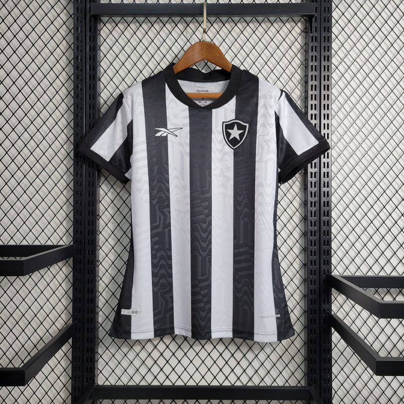 camisa-botafogo-home-i-1-listrada-reebok-23-24-torcedor-feminina-neymar-messi-cr7-futebol
