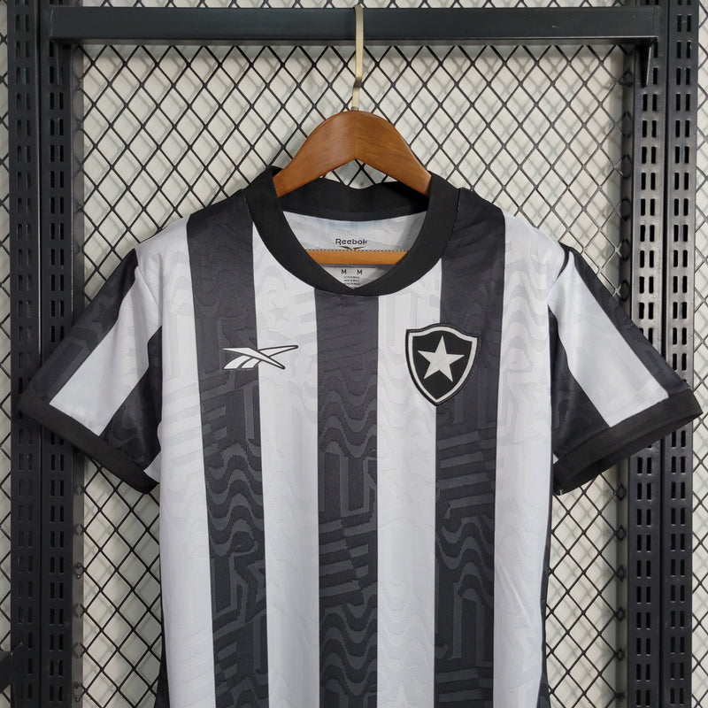 camisa-botafogo-home-i-1-listrada-reebok-23-24-torcedor-feminina-neymar-messi-cr7-futebol
