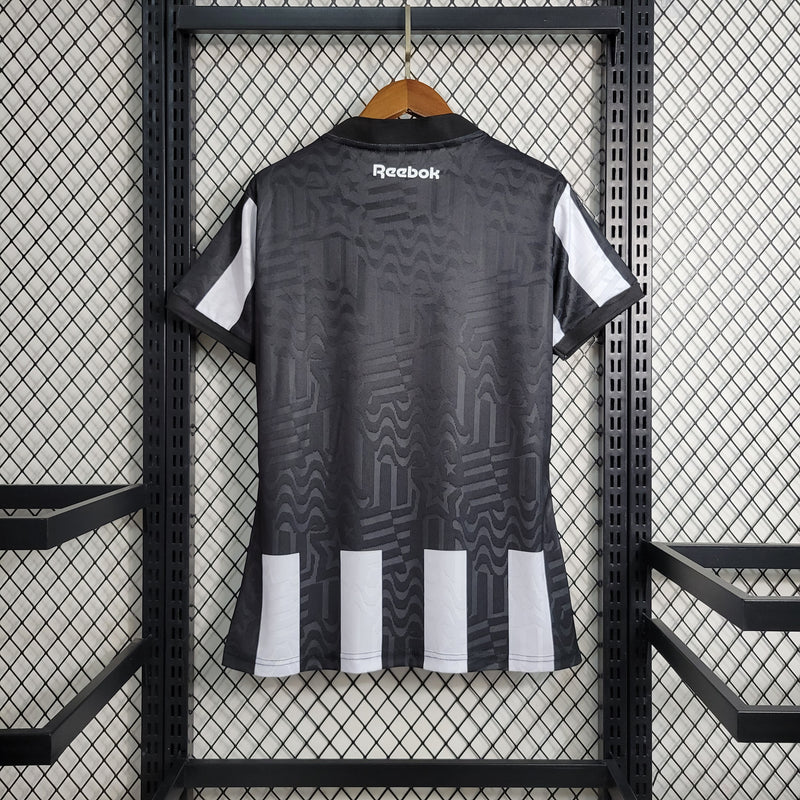 camisa-botafogo-home-i-1-listrada-reebok-23-24-torcedor-feminina-neymar-messi-cr7-futebol