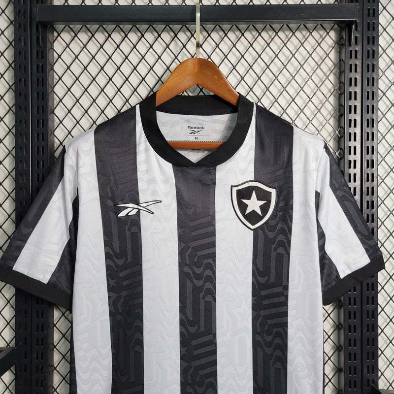 camisa-botafogo-home-i-1-listrada-reebok-23-24-torcedor-masculina-neymar-messi-cr7-futebol