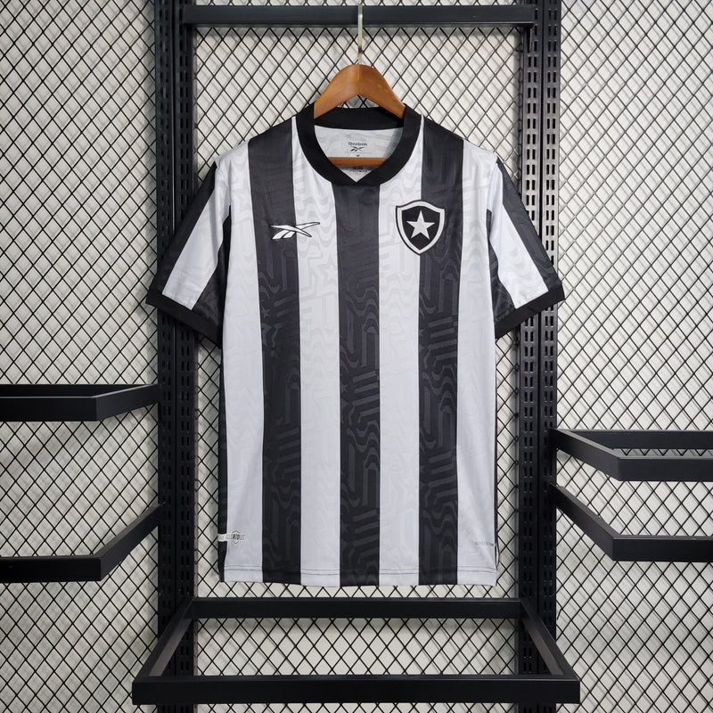 camisa-botafogo-home-i-1-listrada-reebok-23-24-torcedor-masculina-neymar-messi-cr7-futebol