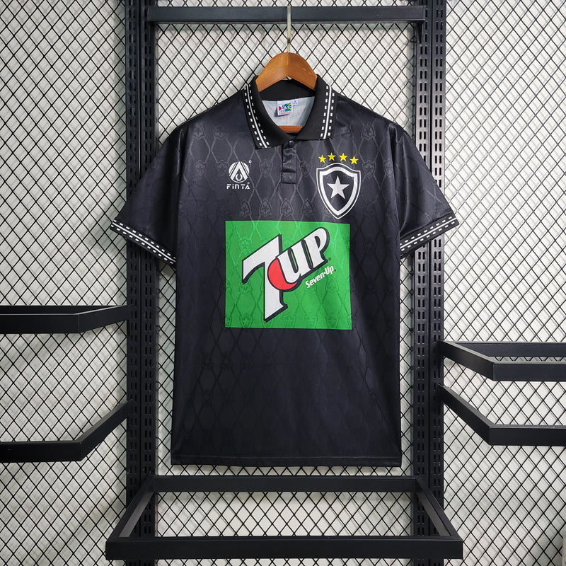 camisa-botafogo-retrô-preta-7upo-finta-1995-torcedor-masculina-neymar-messi-cr7-futebol