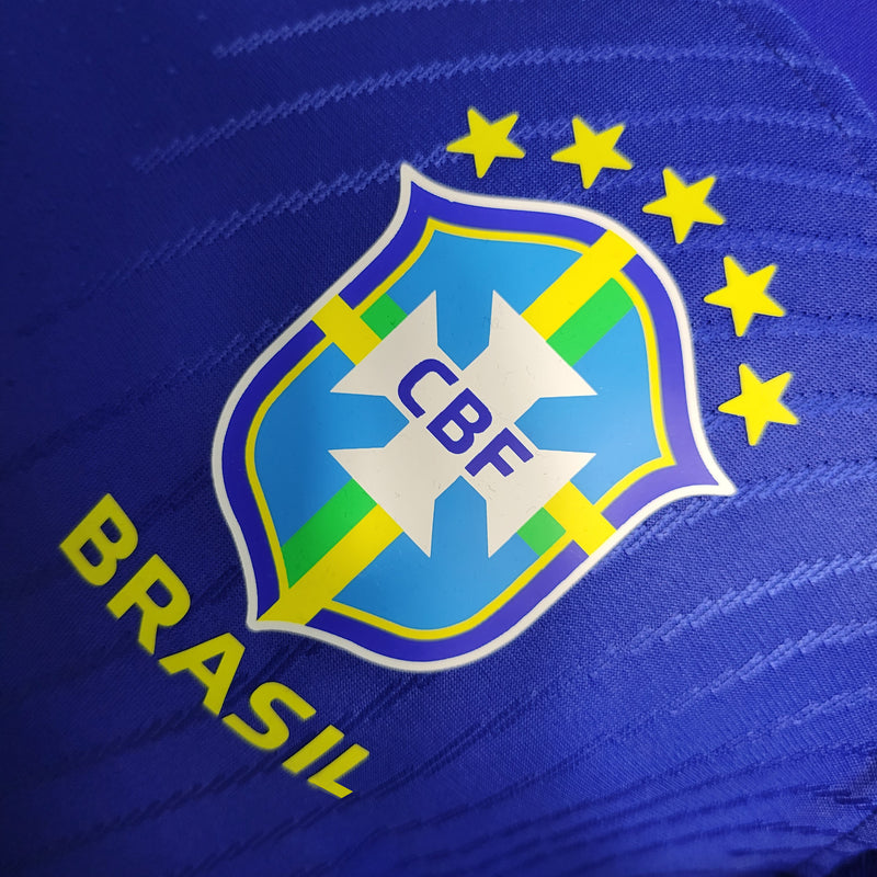 camisa-brasil-away-ii-2-azul-nike-22-23-jogador-neymar-messi-cr7-futebol 