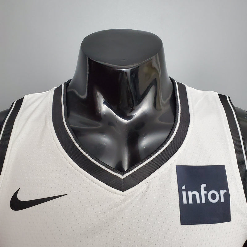 camisa-brooklin nets-home-i-1-branca-infor-nike-michael jordan-james leblon stephen curry-nba