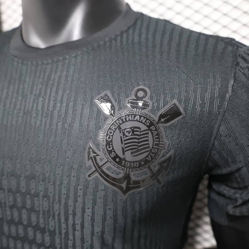 camisa-corinthians-away-ii-2-preta-nike-24-25-neymar-messi-cr7-futebol