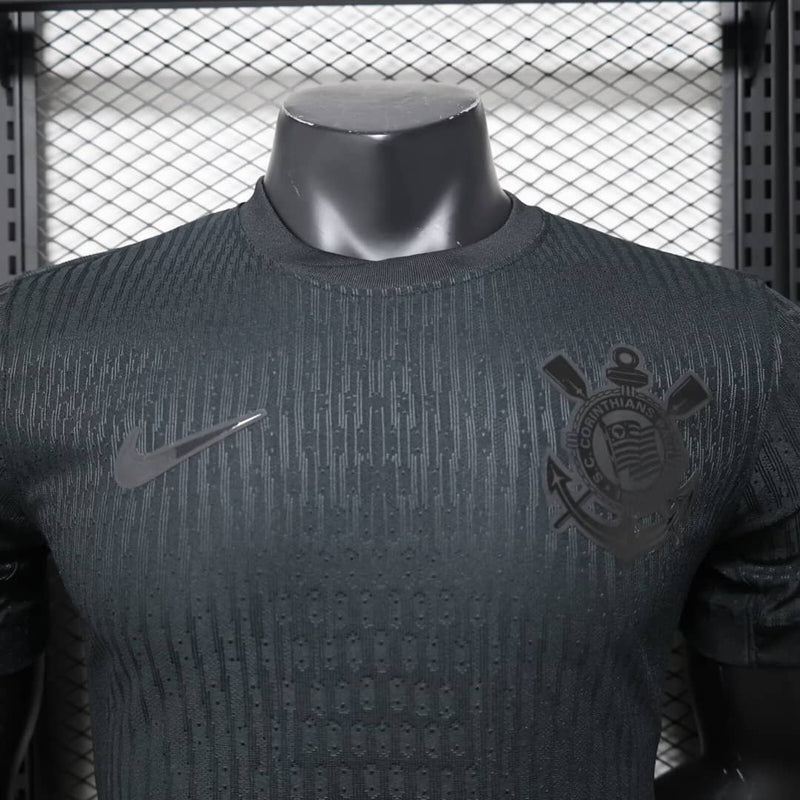 camisa-corinthians-away-ii-2-preta-nike-24-25-neymar-messi-cr7-futebol