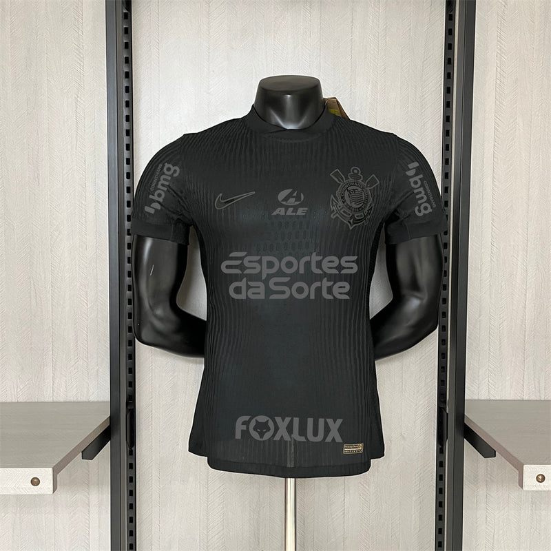 camisa-corinthians-away-ii-2-preta-nike-24-25-neymar-messi-cr7-futebol 