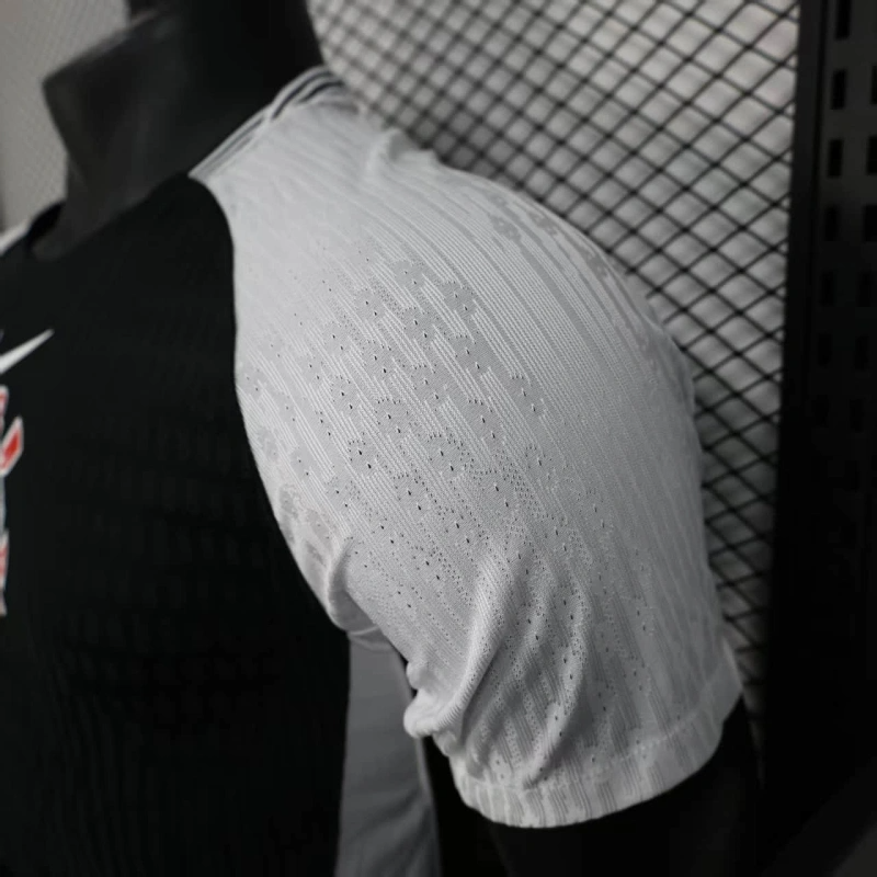 camisa-corinthians-away-ii-2-preta-nike-25-26-neymar-messi-cr7-futebol