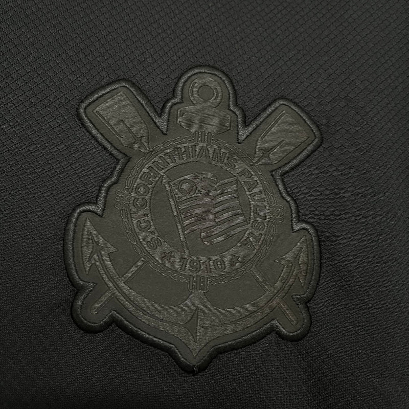 camisa-corinthians-ii-2-preta-nike-24-25-neymar-messi-cr7-futebol 