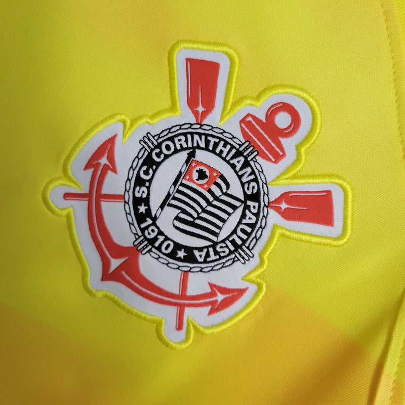camisa-corinthians-goleiro-amarela-nike-23-24-neymar-messi-cr7-futebol