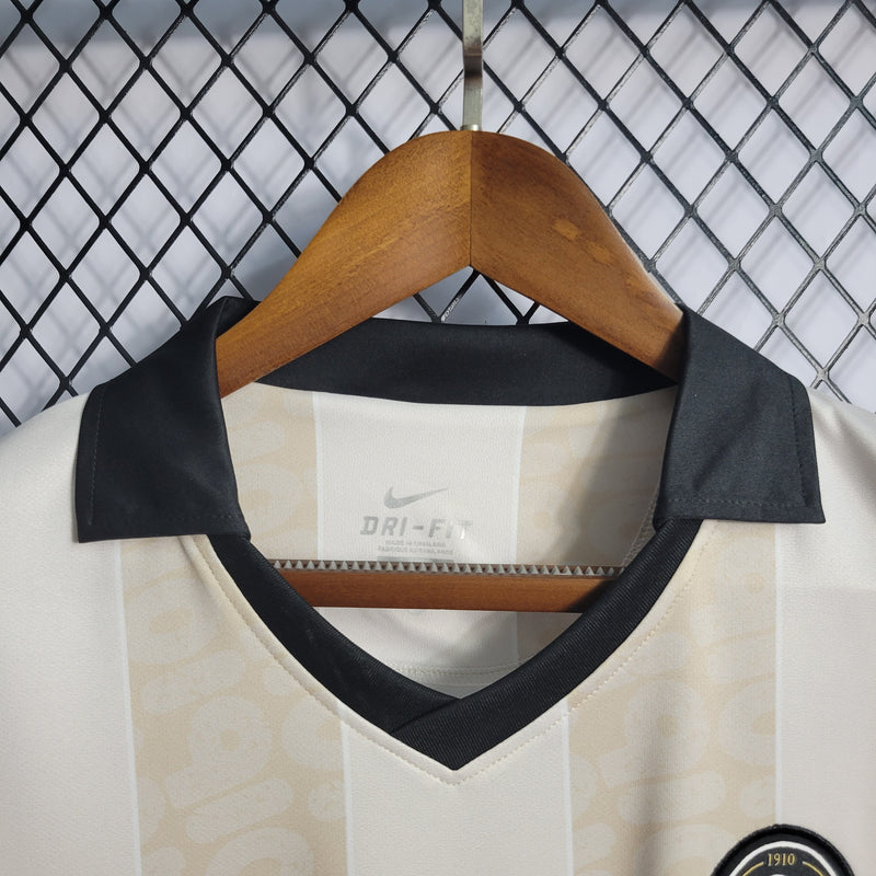 camisa-corinthians-retrô-creme-neo química-nike-2010-100 anos-torcedor-masculina-neymar-messi-cr7-futebol 