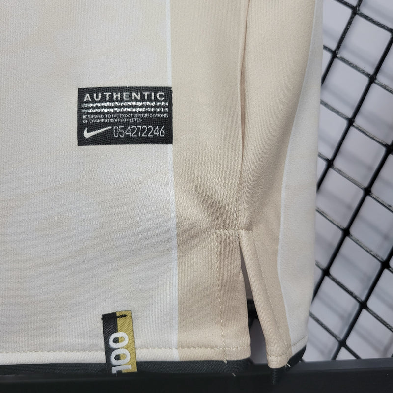 camisa-corinthians-retrô-creme-neo química-nike-2010-100 anos-torcedor-masculina-neymar-messi-cr7-futebol 