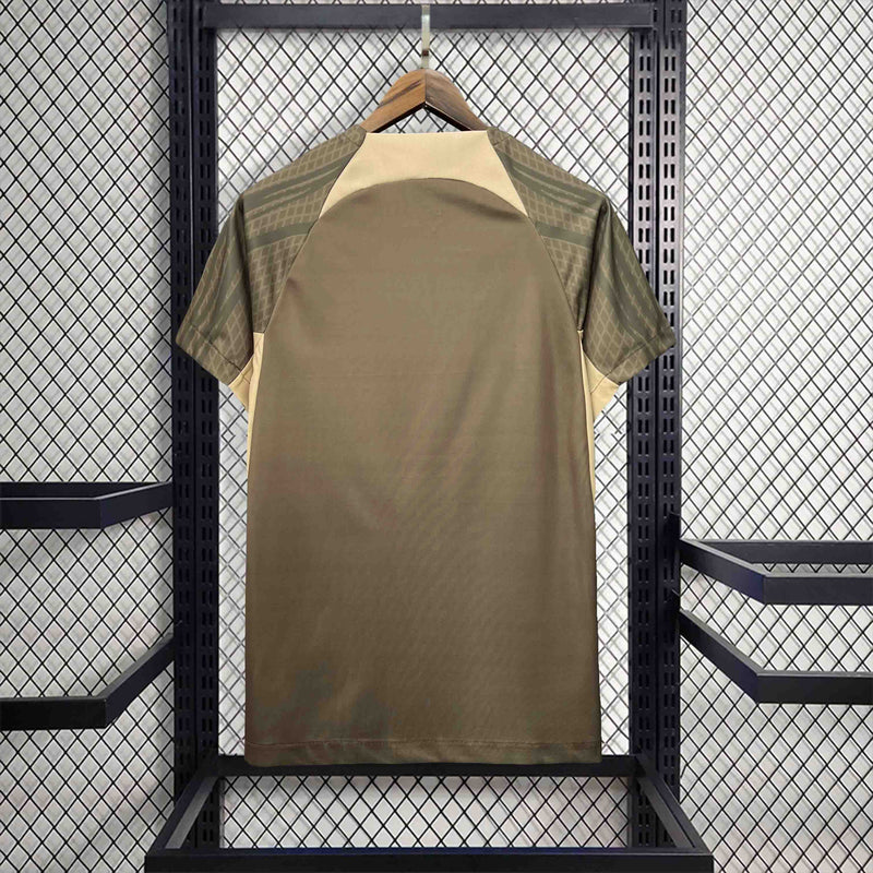 camisa-corinthians-training-marrom-nike-24-25-neymar-messi-cr7-futebol 