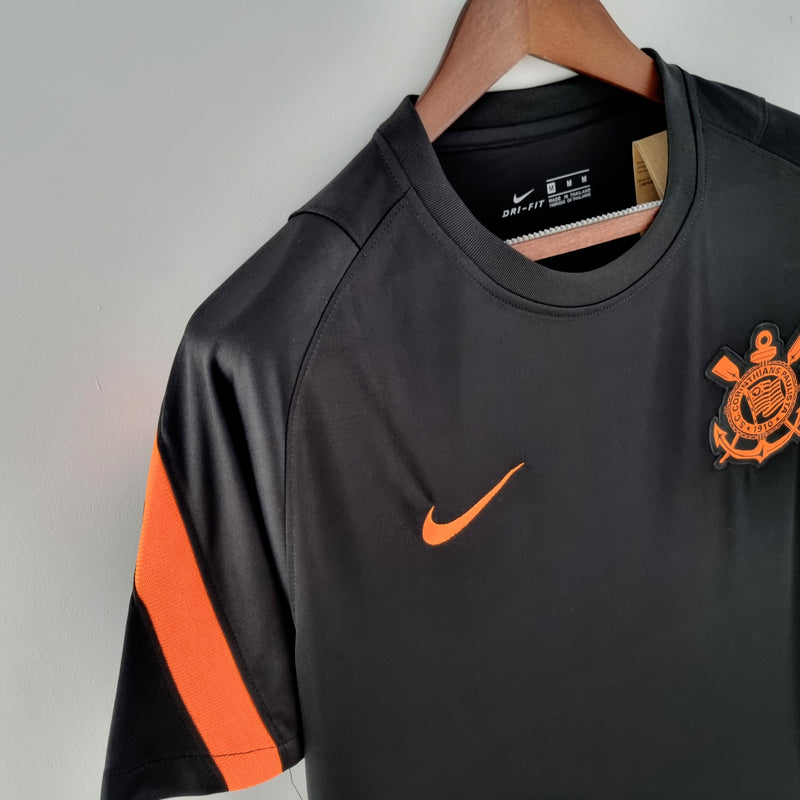 camisa-corinthians-training-preta-nike-22-23-neymar-messi-cr7-futebol