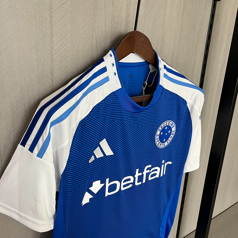 camisa-cruzeiro-home-i-1-azul-betfair-adidas-25-26-neymar-messi-cr7-futebol 