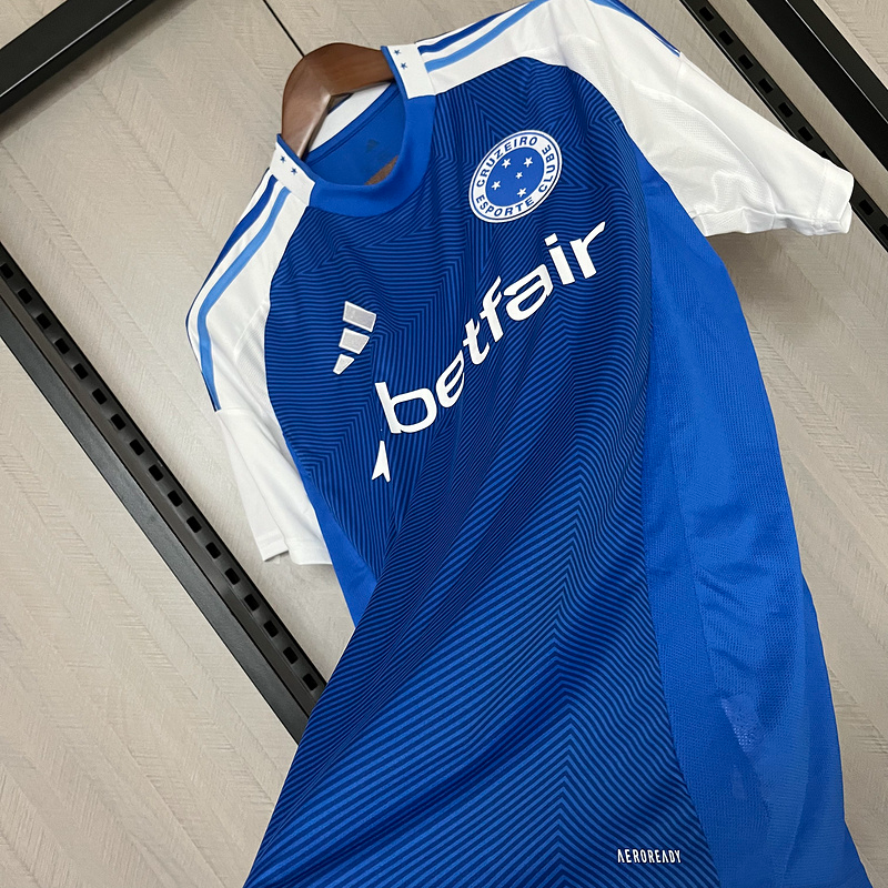 camisa-cruzeiro-home-i-1-azul-betfair-adidas-25-26-neymar-messi-cr7-futebol 