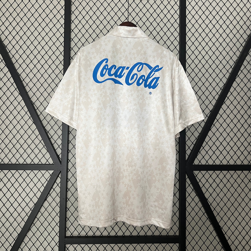 camisa-cruzeiro-retrô-branca-coca-cola-finta-93-94-neymar-messi-cr7-futebol