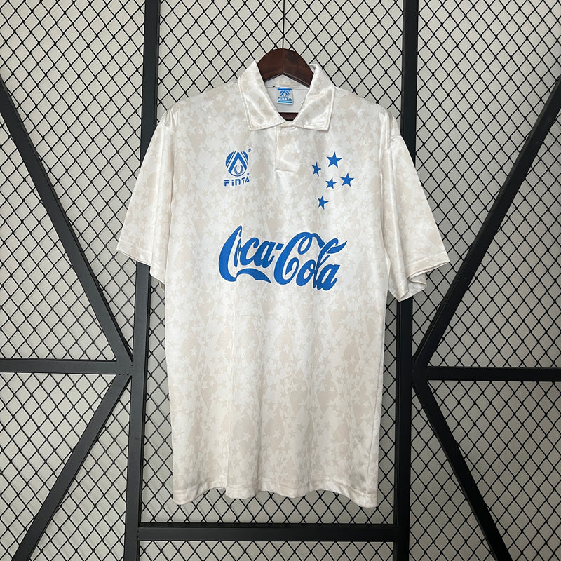 camisa-cruzeiro-retrô-branca-coca-cola-finta-93-94-neymar-messi-cr7-futebol