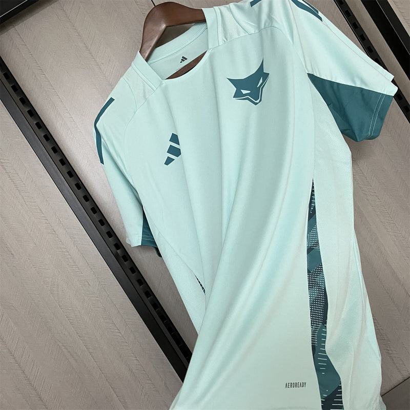 camisa-cruzeiro-training-verde água-raposa-adidas-25-26-neymar-messi-cr7-futebol 