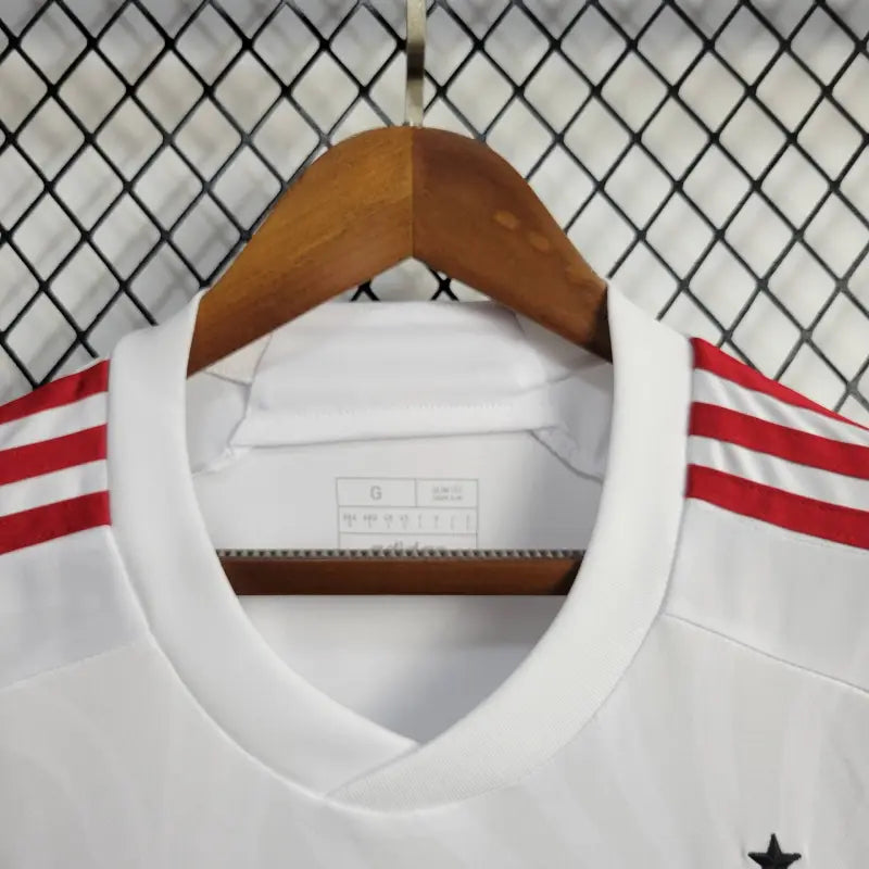 camisa-flamengo-away-ii-2-branca-adidas-24-25-neymar-messi-cr7-futebol