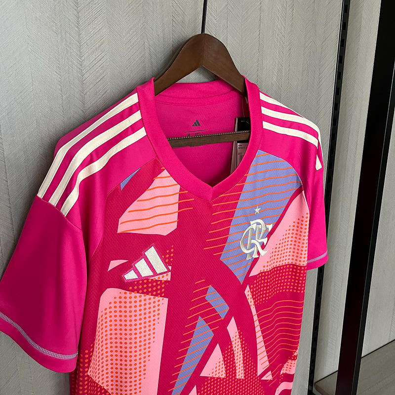 camisa-flamengo-away-ii-2-rosa-adidas-25-26-neymar-messi-cr7-futebol