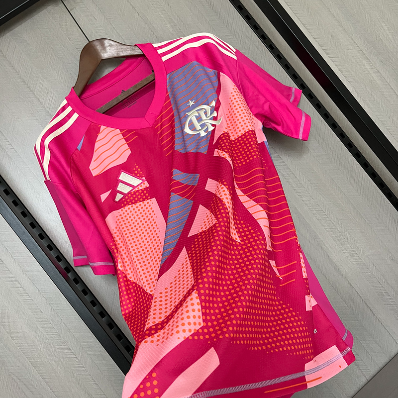 camisa-flamengo-away-ii-2-rosa-adidas-25-26-neymar-messi-cr7-futebol