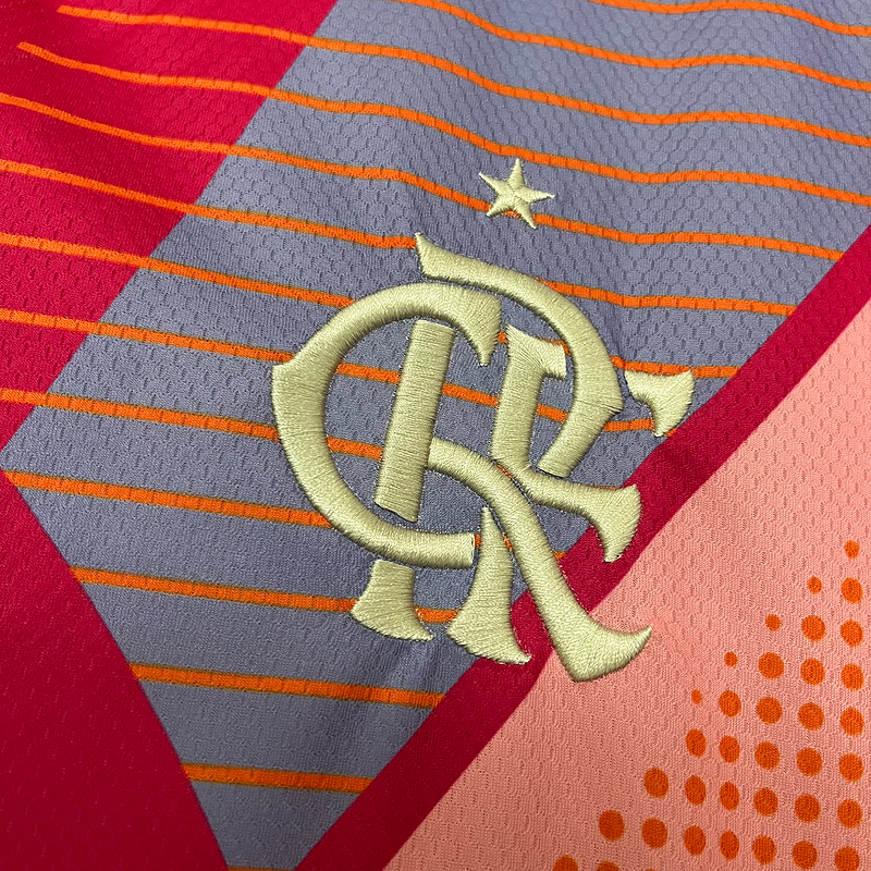 camisa-flamengo-away-ii-2-rosa-adidas-25-26-neymar-messi-cr7-futebol