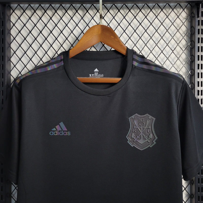 camisa-flamengo-black special edition-preta-adidas-23-24-neymar-messi-cr7-futebol