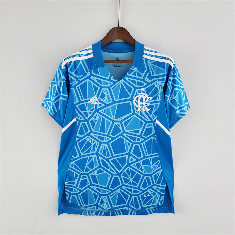 camisa-flamengo-goleiro-azul claro-adidas-22-234-neymar-messi-cr7-futebol