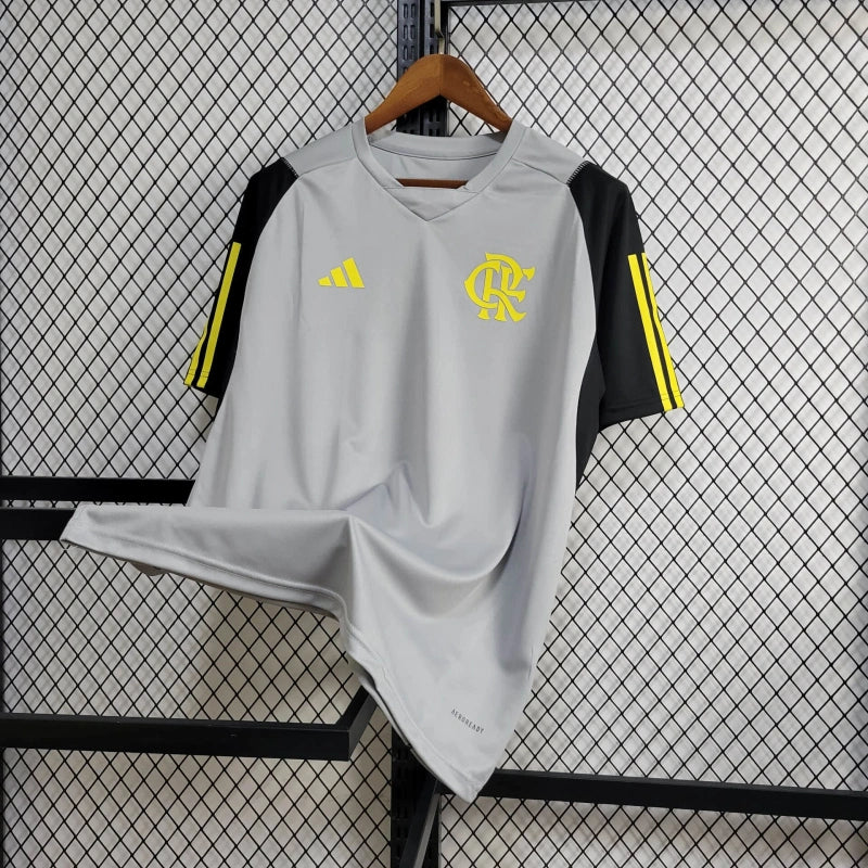 camisa-flamengo-training-cinza-adidas-24-25-neymar-messi-cr7-futebol