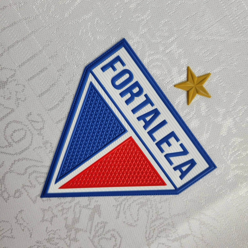camisa-fortaleza-away-ii-2-branca-volt-23-24-neymar-messi-cr7-futebol 