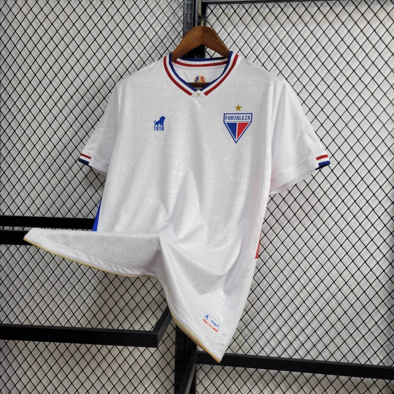camisa-fortaleza-away-ii-2-branca-volt-23-24-neymar-messi-cr7-futebol 