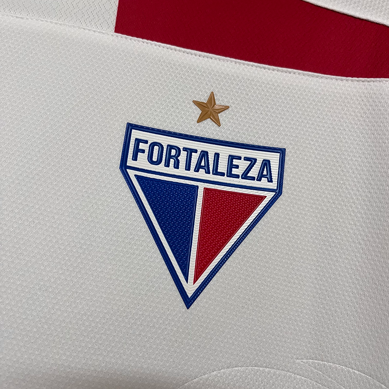 camisa-fortaleza-away-ii-2-branca-volt-25-26-neymar-messi-cr7-futebol