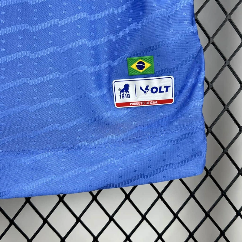 camisa-fortaleza-goleiro-azul-volt-25-26-neymar-messi-cr7-futebol