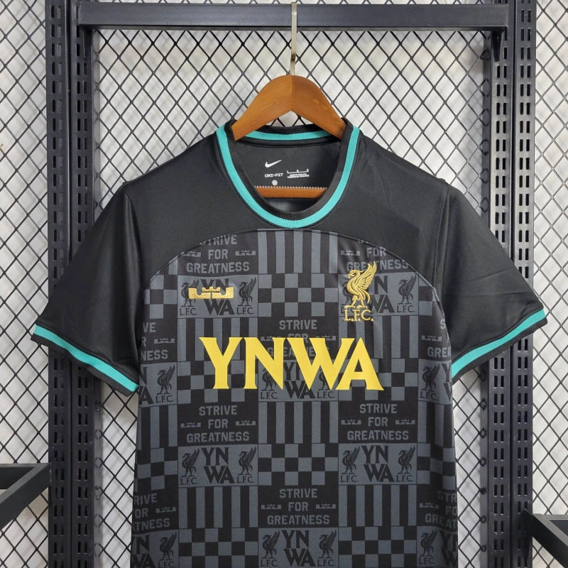 camisa-liverpool-special edition-preta-inwa-nike-lebron james-24-25-neymar-messi-cr7-futebol