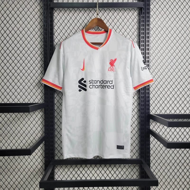 camisa-liverpool-third-iii-3-branca-standard chartered-nike-24-25-neymar-messi-cr7-futebol 