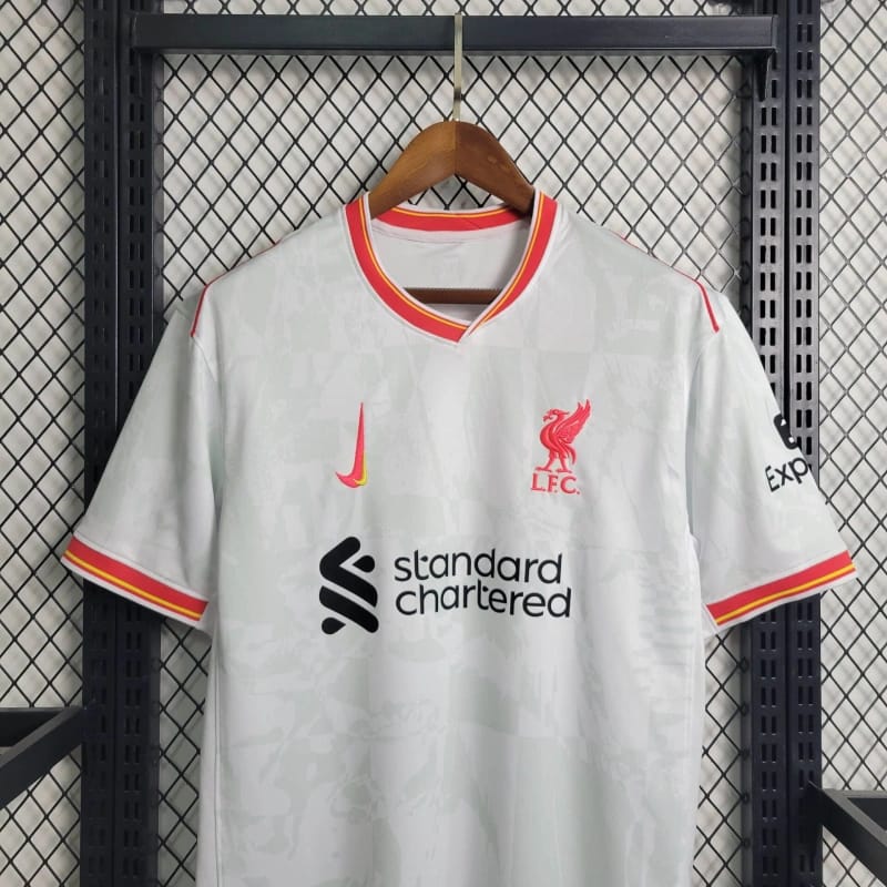 camisa-liverpool-third-iii-3-branca-standard chartered-nike-24-25-neymar-messi-cr7-futebol 