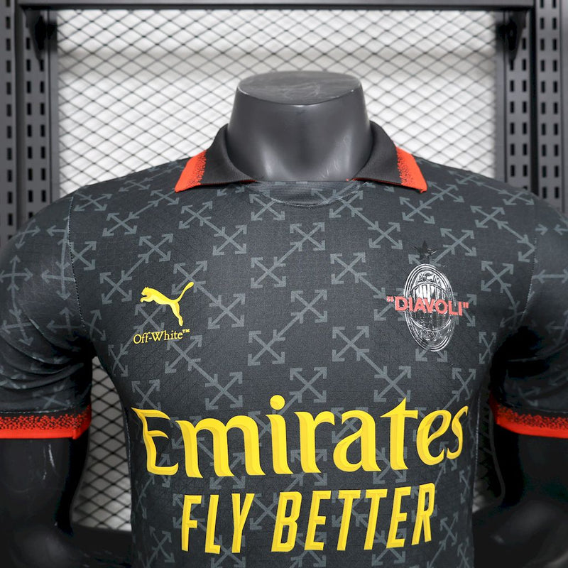 camisa-milan-diavoli-preta-emirates fly better-puma-25-26-neymar-messi-cr7-futebol