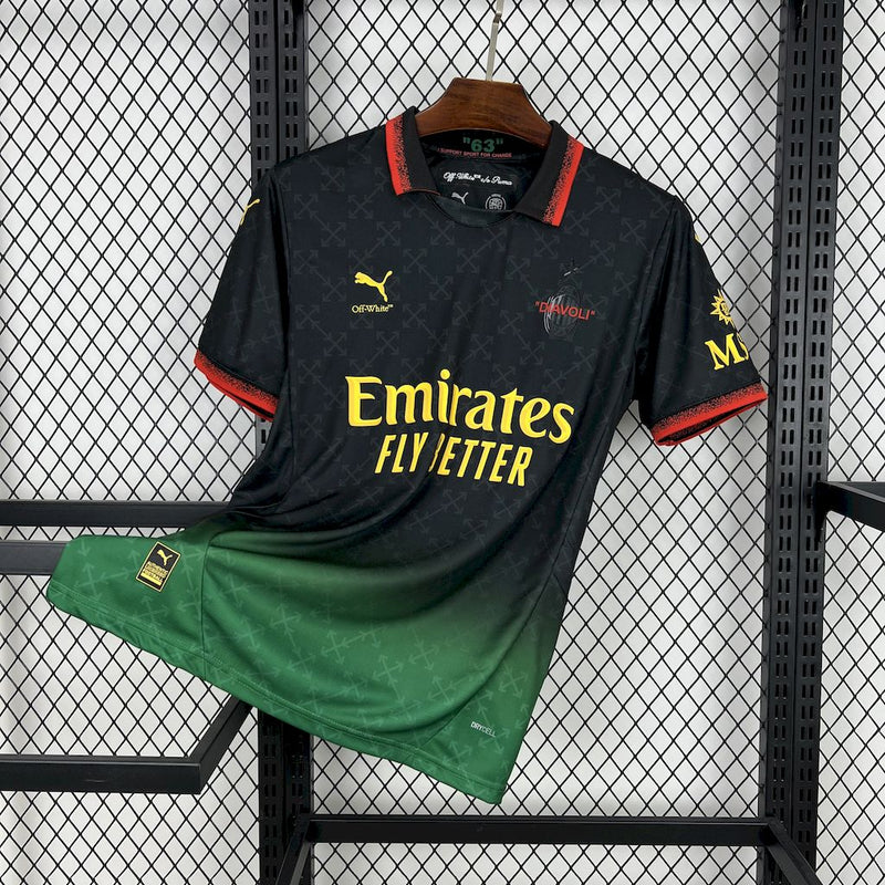 camisa-milan-diavoli-preta-emirates fly better-puma-25-26-neymar-messi-cr7-futebol