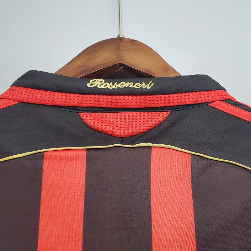 Camisa Milan Retrô 06/07 - Torcedor Adidas Masculina - Rubro Negra - Bwin