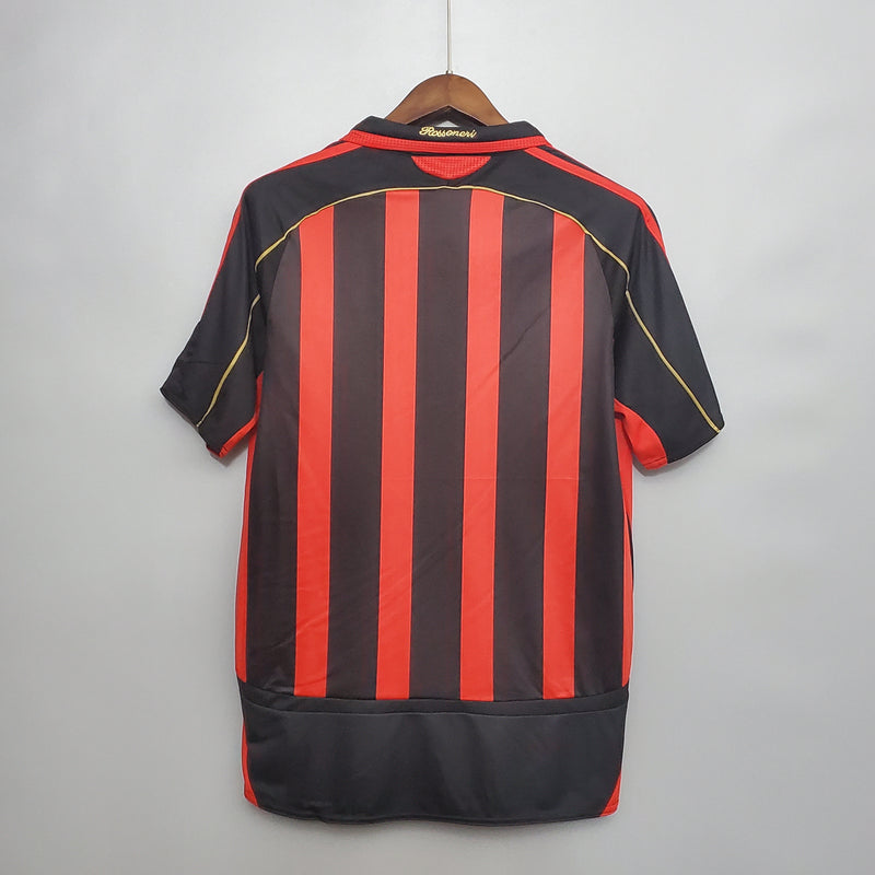 Camisa Milan Retrô 06/07 - Torcedor Adidas Masculina - Rubro Negra - Bwin