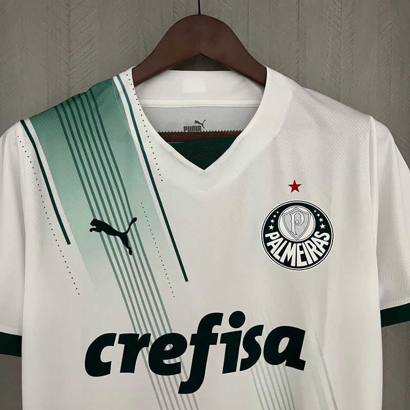 camisa-palmeiras-away-ii-2-branca-crefisa-puma-22-23-neymar-messi-cr7-futebol 
