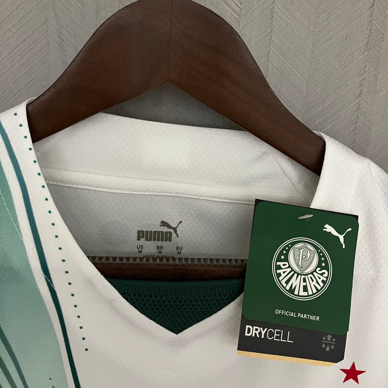 camisa-palmeiras-away-ii-2-branca-crefisa-puma-22-23-neymar-messi-cr7-futebol 