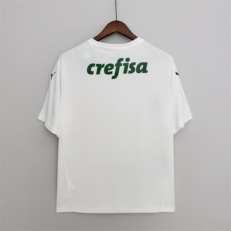 camisa-palmeiras-away-ii-2-branca-crefisa-puma-22-23-neymar-messi-cr7-futebol