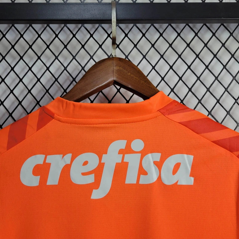 camisa-palmeiras-goleiro-laranjaa-crefisa-puma-24-25-neymar-messi-cr7-futebol